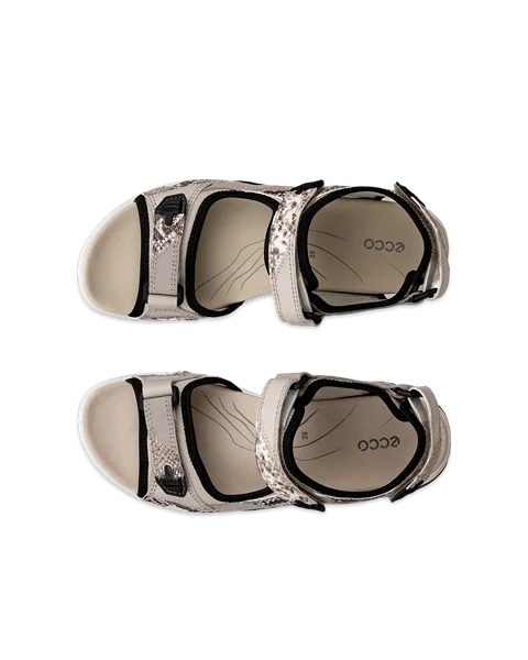 Sandálias exterior couro mulher ECCO® Offroad - Multicor - Top_Left_Pair