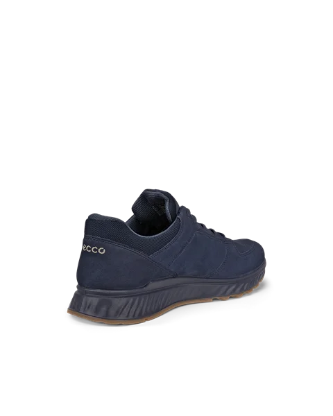 ECCO® Exostride Gore-Tex outdoor sneakers i nubuck til herrer - Marineblå - B