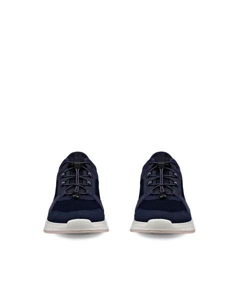 Women's ECCO® Exostride Gore-Tex Outdoor Trainer - Navy - Front_Pair