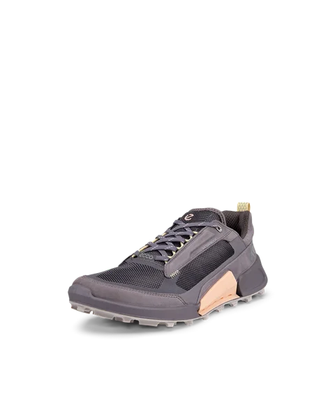 Damskie nubukowe wodoodporne buty trekingowe ECCO® Biom 2.1 X Mountain - Fioletowy - M