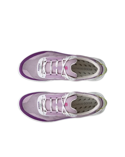 Women's ECCO® BIOM 2.1 X Mountain Textile Hiking Trainer - Purple - Top_Left_Pair