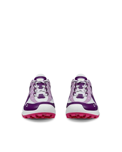 ECCO® BIOM C-Trail Damen Outdoor-Schuhe aus Leder - Lila - Front_Pair