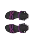 Women's ECCO® Offroad Roam Nubuck Two Strap Sandal - Purple - Top_Left_Pair