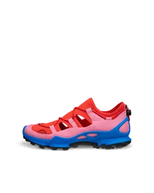 Damskie skórzane sneakersy ECCO® Biom C-Trail - Różowy - O