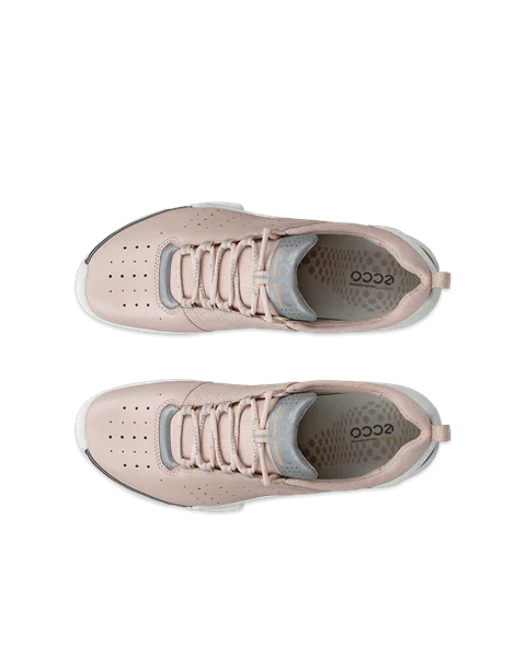 ECCO® BIOM C Damen Ledersneaker - Pink - Top_Left_Pair