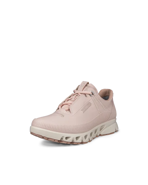 Women's ECCO® Multi-Vent Leather Gore-Tex Shoe - Pink - M