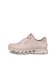 Women's ECCO® Multi-Vent Leather Gore-Tex Shoe - Pink - O