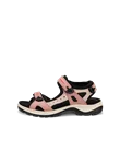 ECCO® Offroad nubuka pārgājienu sandales sievietēm - Pink - O