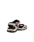 Women's ECCO® Offroad Nubuck Hiking Sandal - Pink - B