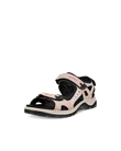 Women's ECCO® Offroad Nubuck Hiking Sandal - Pink - M