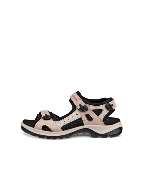 Women's ECCO® Offroad Nubuck Hiking Sandal - Pink - O