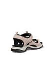 Women's ECCO® Offroad Nubuck Hiking Sandal - Pink - B