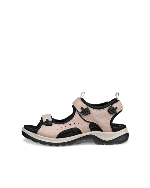 Women's ECCO® Offroad Nubuck Hiking Sandal - Pink - O
