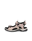 Women's ECCO® Offroad Nubuck Hiking Sandal - Pink - O