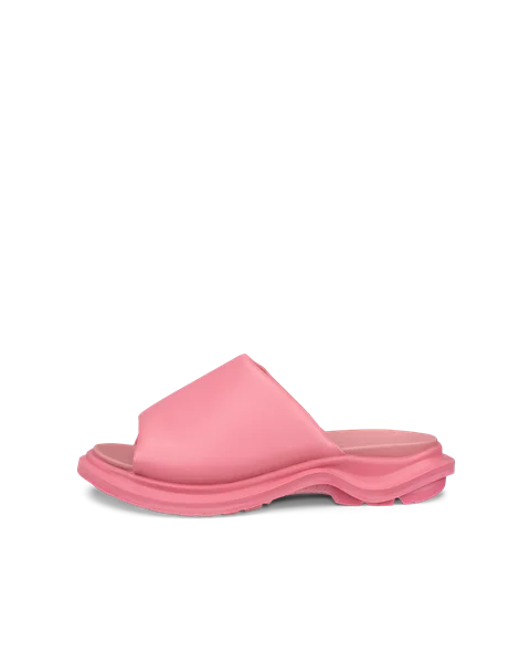 Damskie skórzane sandały outdoor ECCO® Offroad - Różowy - O