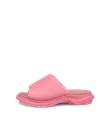 Women's ECCO® Offroad Leather Walking Sandal - Pink - O