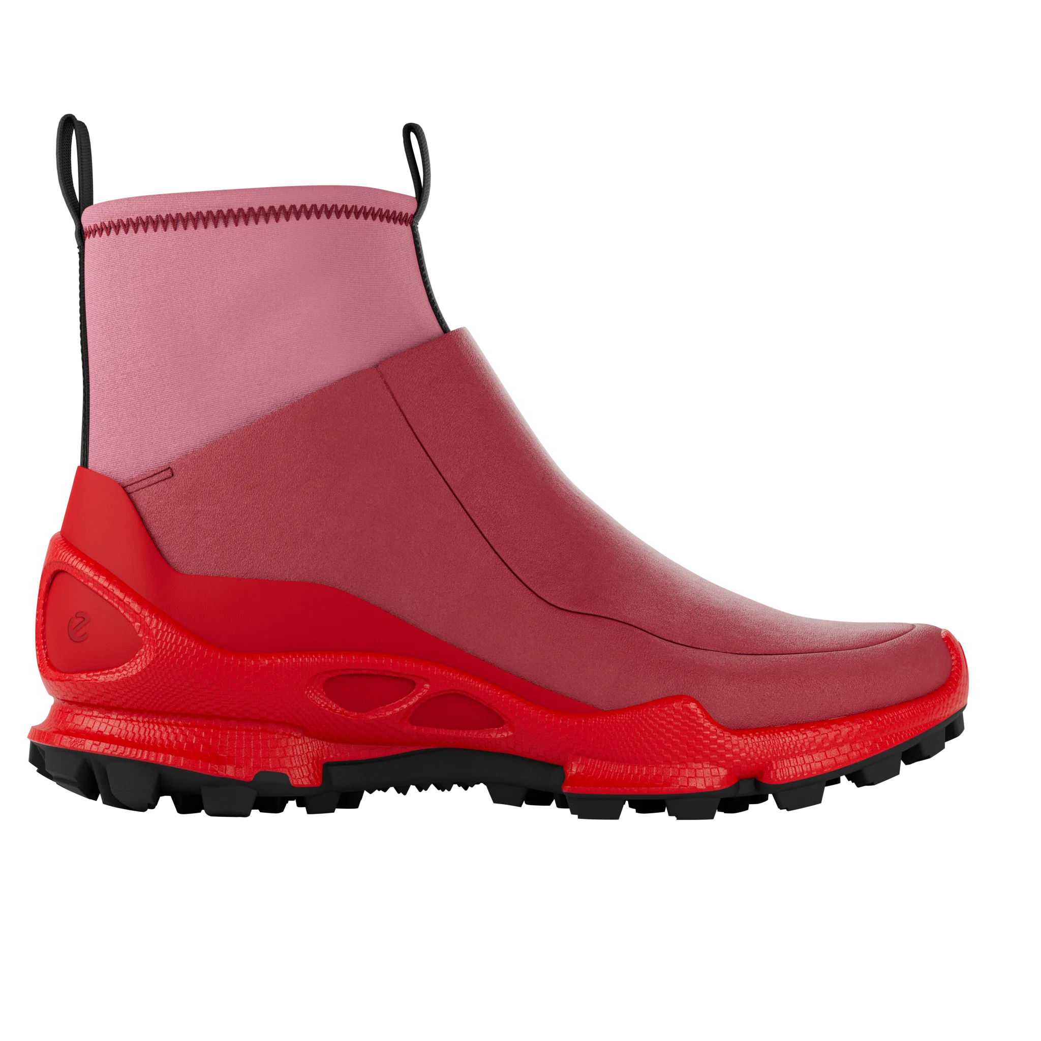 ECCO Biom C-Trail W Dames halfhoge leren laars Rood Size: 36 (UK 3.5-4)