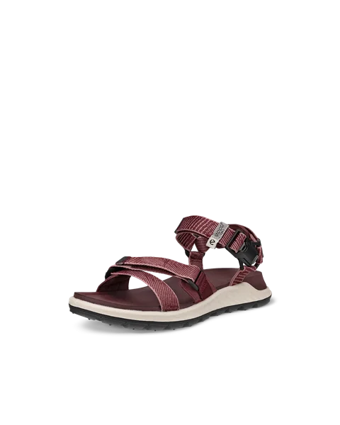 Dámske textilné sandále ECCO® Exowrap - Červená - M