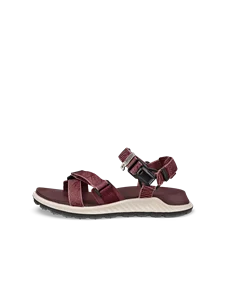 ECCO® Exowrap dame sandal tekstil - rød - O