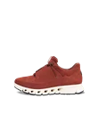 Damskie buty nubukowe z Gore-Tex ECCO® Multi-Vent - Czerwony - O