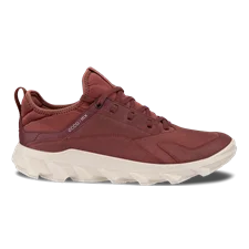 Women's ECCO® Mx Nubuck Outdoor Trainer - Red - Outside