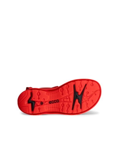 ECCO® Offroad ādas pastaigu sandales sievietēm - Sarkans - S