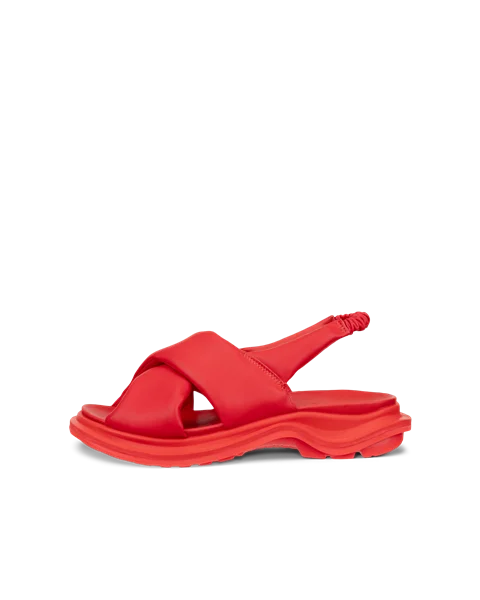 Dámské kožené outdoorové sandály ECCO® Offroad - Červená - O
