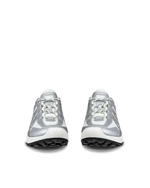 ECCO® Biom C-Trail tekstiliniai žygio sportbačiai moterims - Sidabrinė - Front_Pair