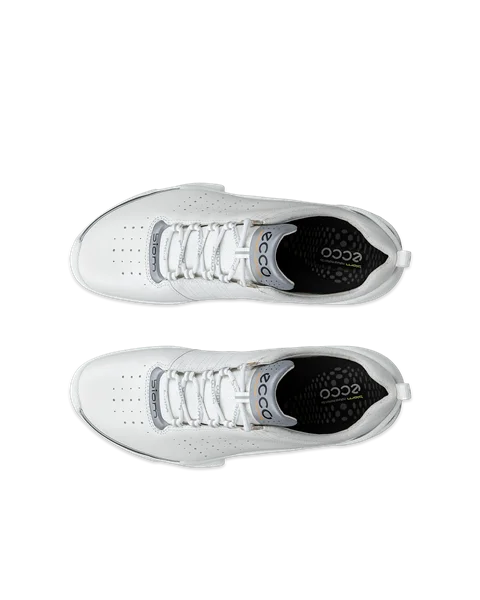 ECCO® BIOM C baskets en cuir pour homme - Blanc - Top_Left_Pair