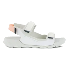 Damskie tekstylne sandały z paskami ECCO® MX Onshore - Biały - Outside