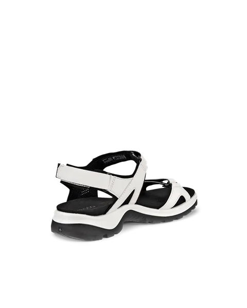 ECCO® Offroad sandale de marche en cuir pour femme - Blanc - B