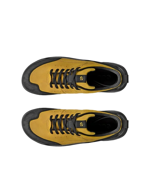 ECCO® Offroad baskets en nubuck imperméable pour homme - Jaune - Top_Left_Pair