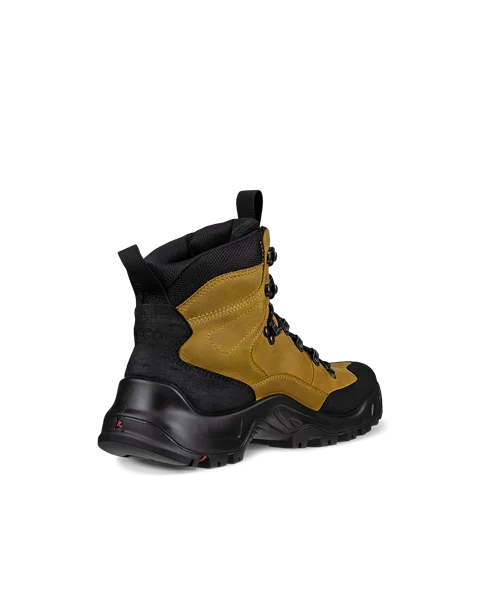 Men's ECCO® Offroad Nubuck Waterproof Mid-Cut Outdoor Boot - Yellow - B