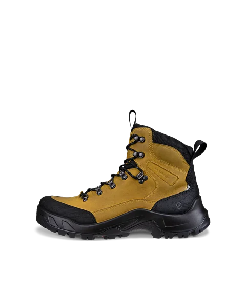 Men's ECCO® Offroad Nubuck Waterproof Mid-Cut Outdoor Boot - Yellow - O