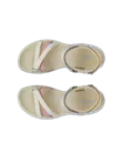 ECCO® Offroad Roam Damen Nubuksandale mit zwei Riemen - Gelb - Top_Left_Pair