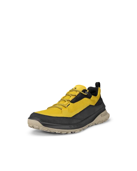 Men's ECCO® ULT-TRN Nubuck Waterproof Hiking Shoe - Yellow - M