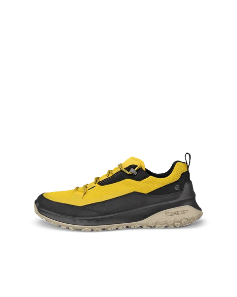 Men's ECCO® ULT-TRN Nubuck Waterproof Hiking Shoe - Yellow - O