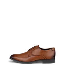 Pánská kožená obuv Derby ECCO® Melbourne - Hnědá  - O