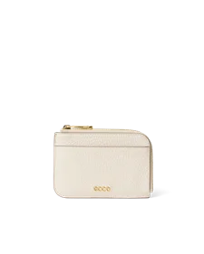 ECCO® Card Case Kartenetui aus Leder - Beige - M