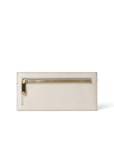 Malá kožená peněženka ECCO® - Béžová - B