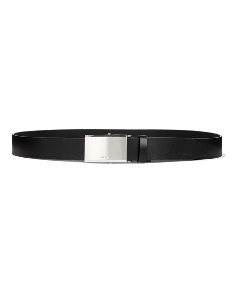 ECCO® Belts ceinture cuir réglable habillée pour homme - Noir - M