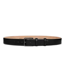 ECCO® Ceinture en cuir pour homme - Noir - M