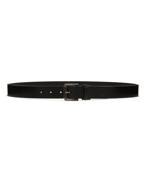 Men's ECCO® Leather Belt - Black - M
