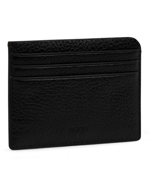 ECCO® Leather Card Case - Black - M