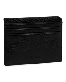 ECCO® Leather Card Case - Black - M