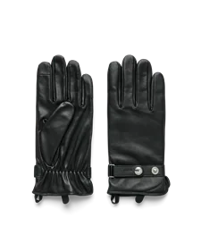 ECCO® Gloves Herren Lederhandschuhe - Schwarz - M