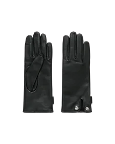 ECCO® Dames leren handschoenen - Zwart - M