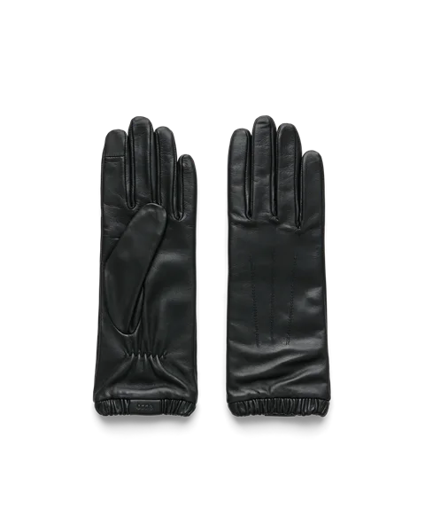 ECCO® Gloves női bőrkesztyű - FEKETE  - M