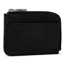 Malá kožená peněženka ECCO® - Černá - Main