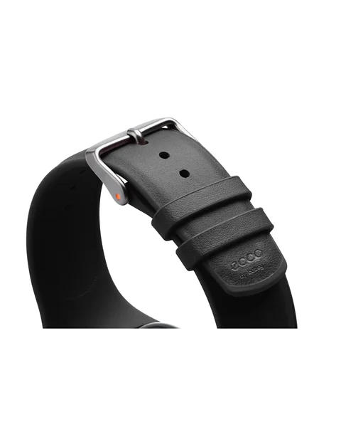 ECCO® X Bellroy Leather Smart Watch Strap - Black - D3